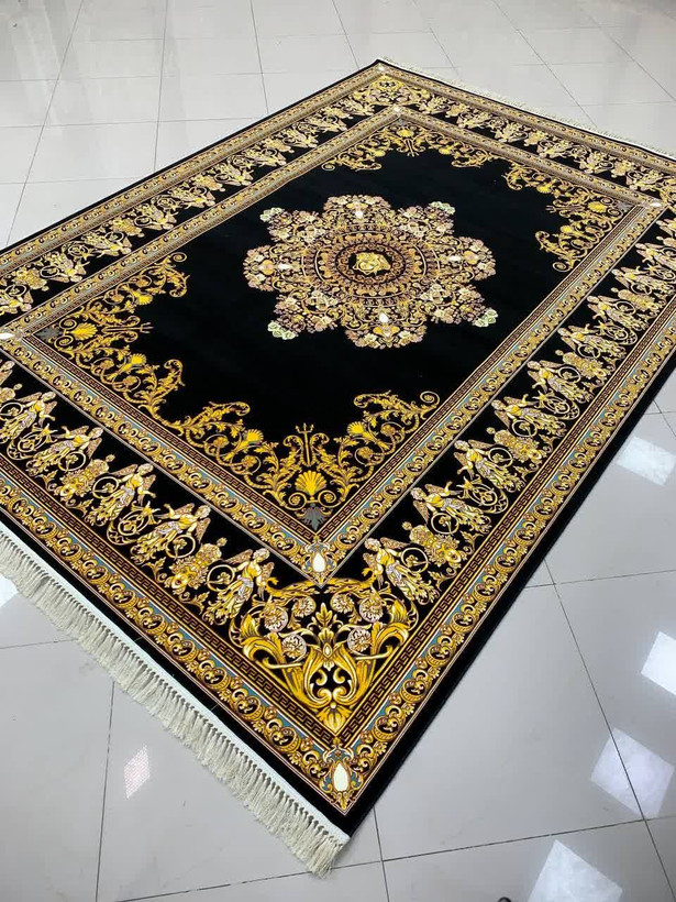 فرش ۱۲۰۰ شانه طرح ورساچه